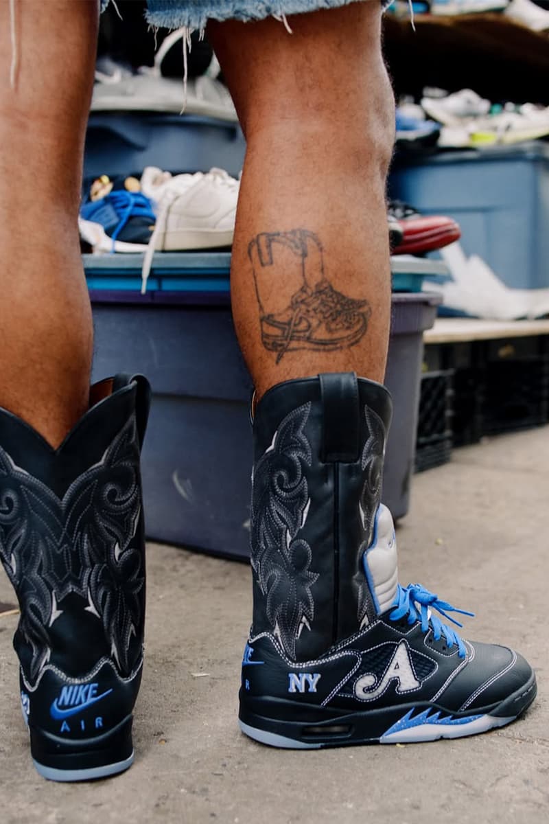 アウェイク ニューヨーク x エアジョーダン 5 “Arctic Pink” & “Black/Racer Blue” release info