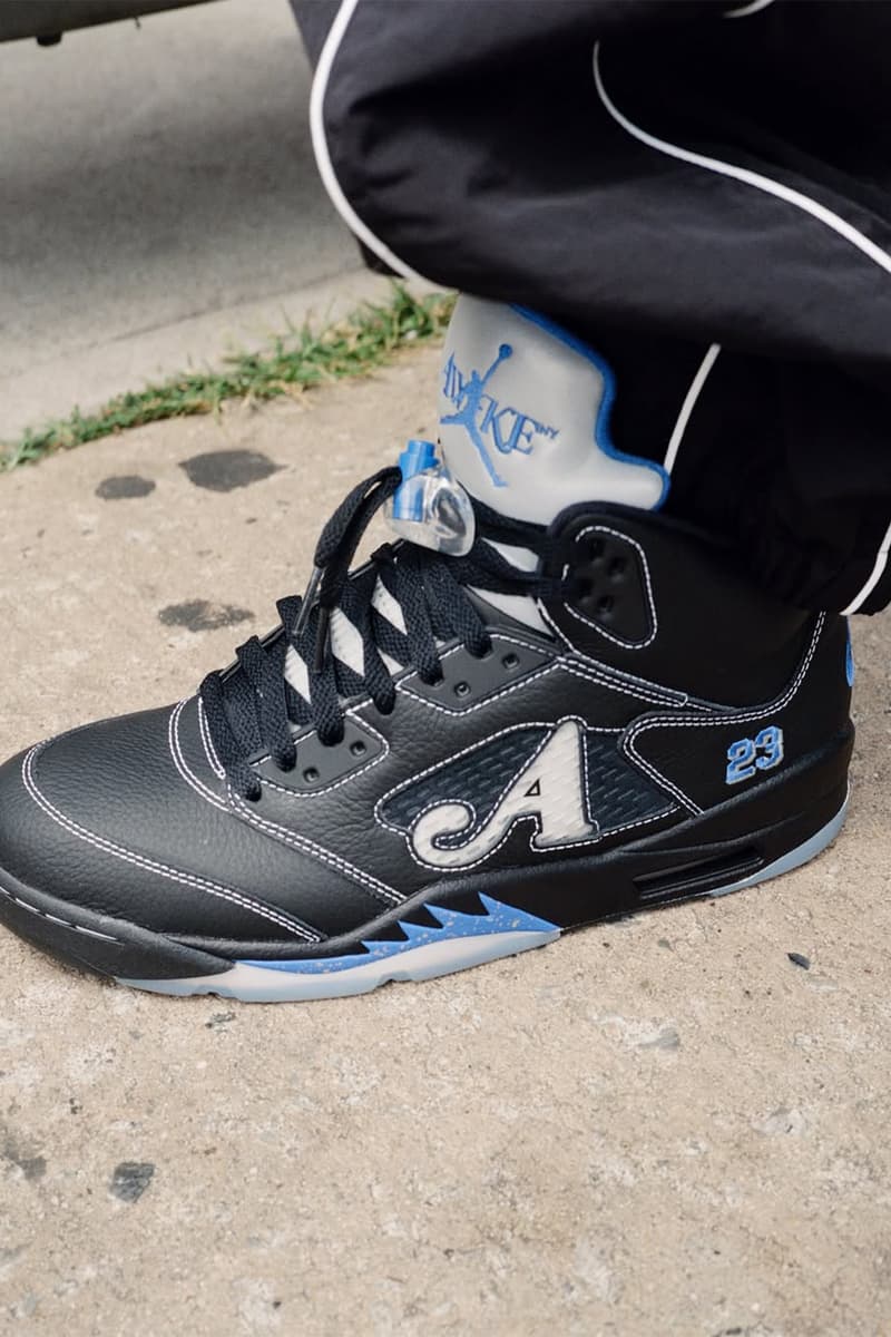 アウェイク ニューヨーク x エアジョーダン 5 “Arctic Pink” & “Black/Racer Blue” release info