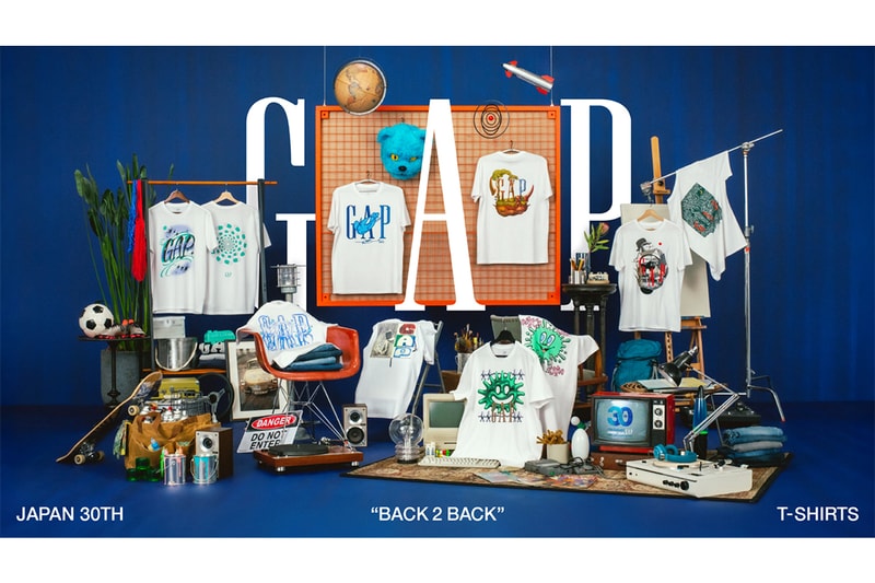 GAPが日本上陸30周年を記念して国内アーティストとコラボレーション gap 30 aniversaly release info
