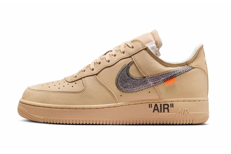 オフホワイト x ナイキ エア フォース 1 ロー “セサミ” の公式ビジュアルをチェック Off-White™ x Nike Air Force 1 Low "Sesame" release info Virgil Abloh