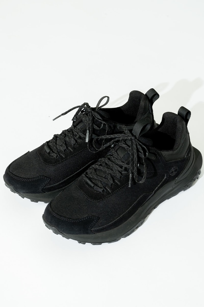 Under R が Timberland のアウトドアシューズにオールブラック仕様を別注　ティンバーランド