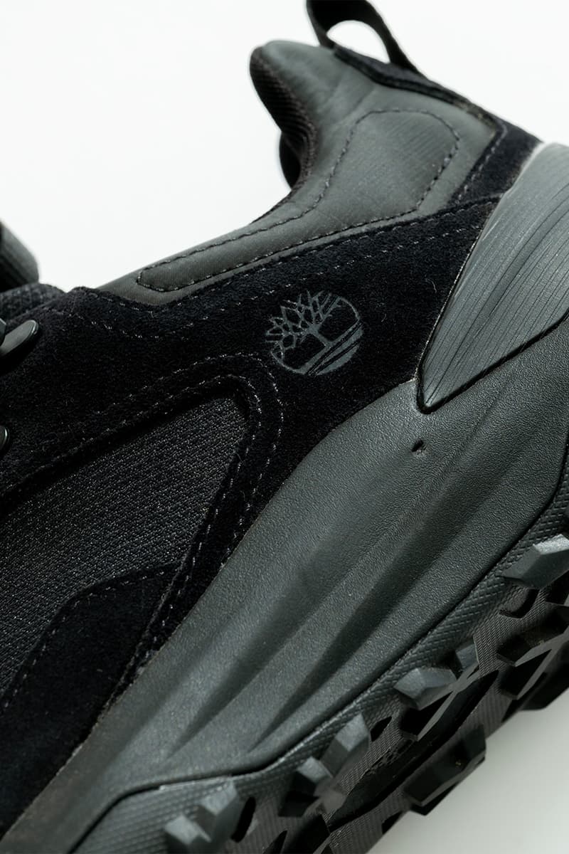 Under R が Timberland のアウトドアシューズにオールブラック仕様を別注　ティンバーランド