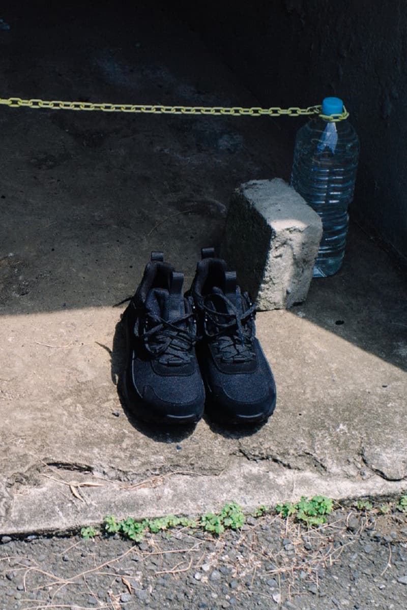 Under R が Timberland のアウトドアシューズにオールブラック仕様を別注　ティンバーランド