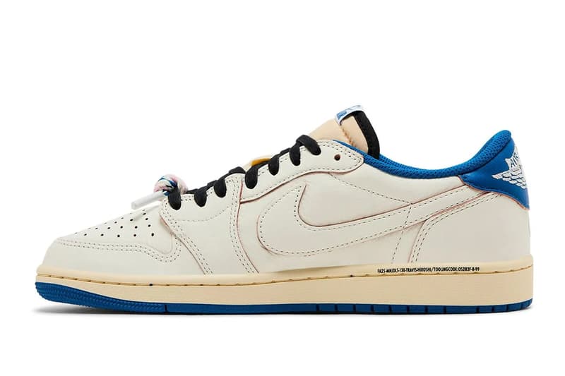 トラヴィス・スコット x フラグメント デザイン x エアジョーダン 1 ロー OG のディテールをチェック Travis Scott x Fragment Design x Air Jordan 1 Low OG Hiroshi Fujiwara