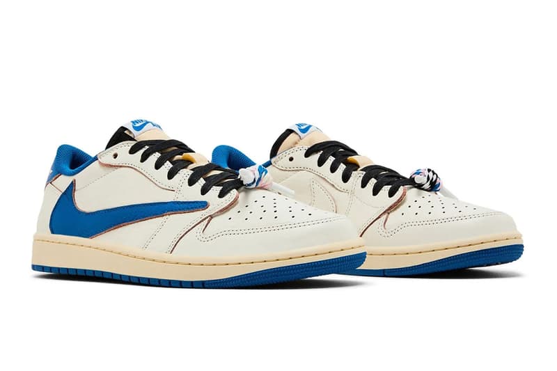 トラヴィス・スコット x フラグメント デザイン x エアジョーダン 1 ロー OG のディテールをチェック Travis Scott x Fragment Design x Air Jordan 1 Low OG Hiroshi Fujiwara