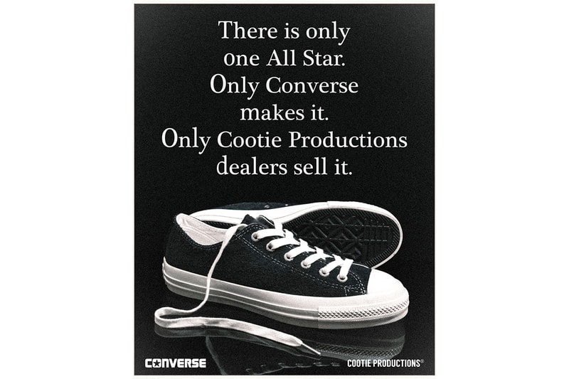 クーティープロダクションズがコンバースとのコラボレーションモデルを発表 cootie productions converse all star release info