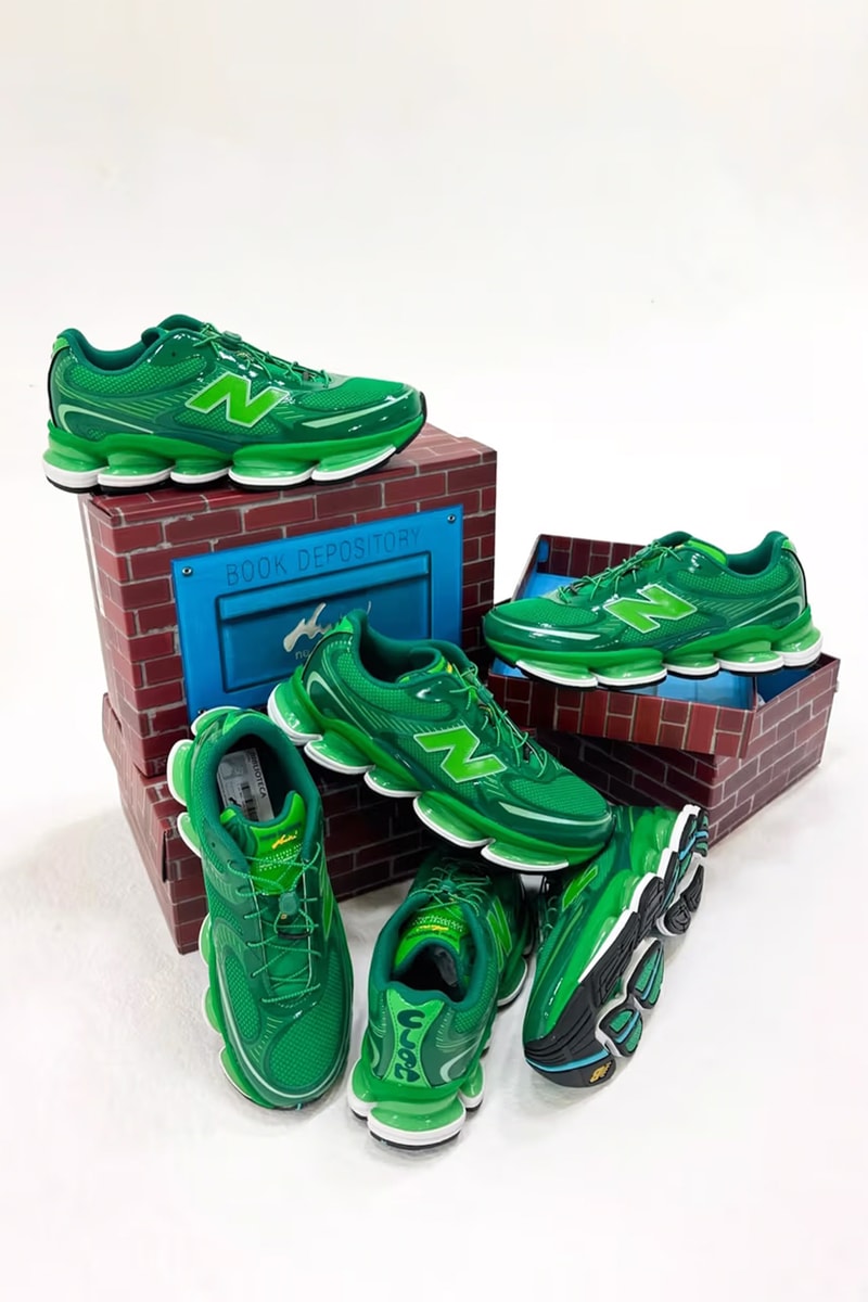 アミーネがニューバランスとの最新コラボモデル ビブリオテカ 2000を公開 Aminé x New Balance Biblioteca 2000 release info