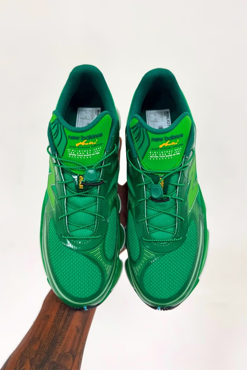 アミーネがニューバランスとの最新コラボモデル ビブリオテカ 2000を公開 Aminé x New Balance Biblioteca 2000 release info