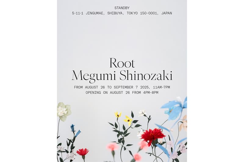 フラワーアーティスト 篠崎恵美の新作インスタレーション “Root” が StandBy で開催 Root by Megumi Shinozaki at StandBy