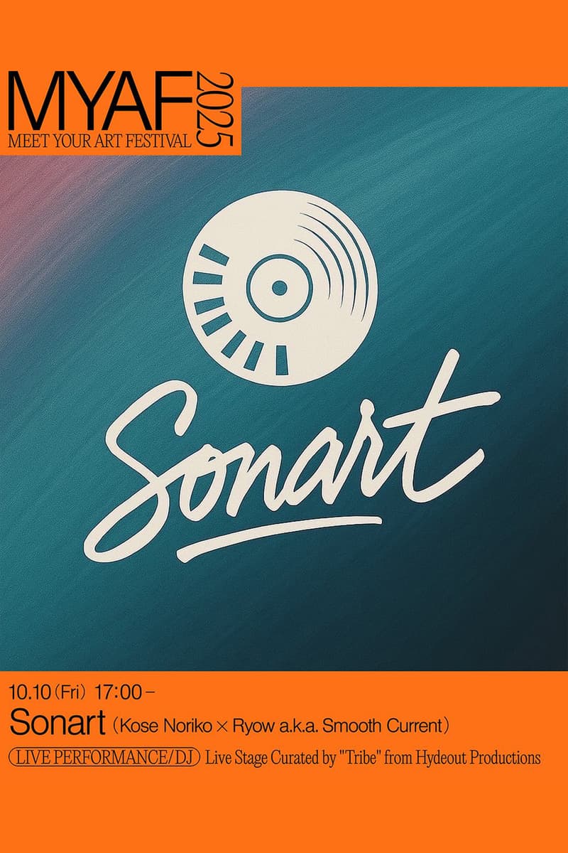 ヌジャベス 創設 ハイドアウト・プロダクションズのサブレーベル トライブ キュレーションによる一夜限りのライブステージが開催 Nujabes Live Stage Curated by Tribe from Hydeout Productions MEET YOUR ART FESTIVAL 2025