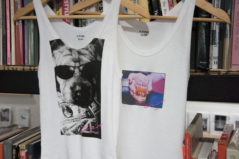 森山大道とハイブリッジブックスによるコラボタンクトップがリリース hi bridge books daido moriyama collaboration release info