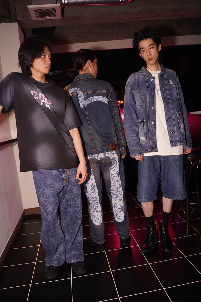 ジーディーシーxエビスによるスペシャルコラボレーションが発売 gdc evisu special collaboration release info