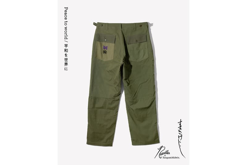 ニードルズxサスクワァッチファブリックx 鈴木賢二による最新コラボプロダクトが登場 needles sasquatchfabrix kenji suzuki new collabo product releaase info