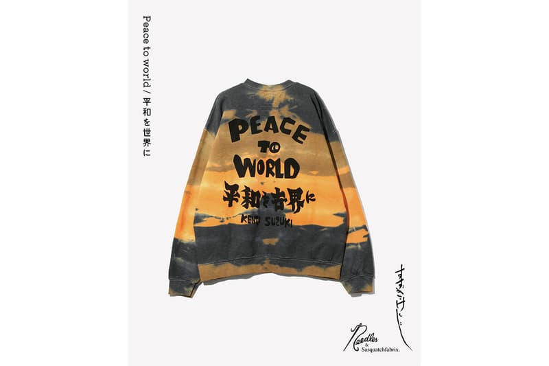 ニードルズxサスクワァッチファブリックx 鈴木賢二による最新コラボプロダクトが登場 needles sasquatchfabrix kenji suzuki new collabo product releaase info