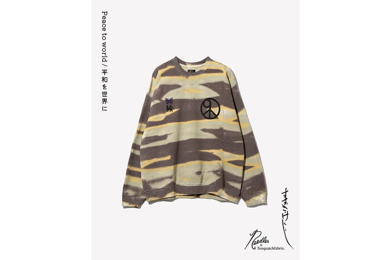 ニードルズxサスクワァッチファブリックx 鈴木賢二による最新コラボプロダクトが登場 needles sasquatchfabrix kenji suzuki new collabo product releaase info