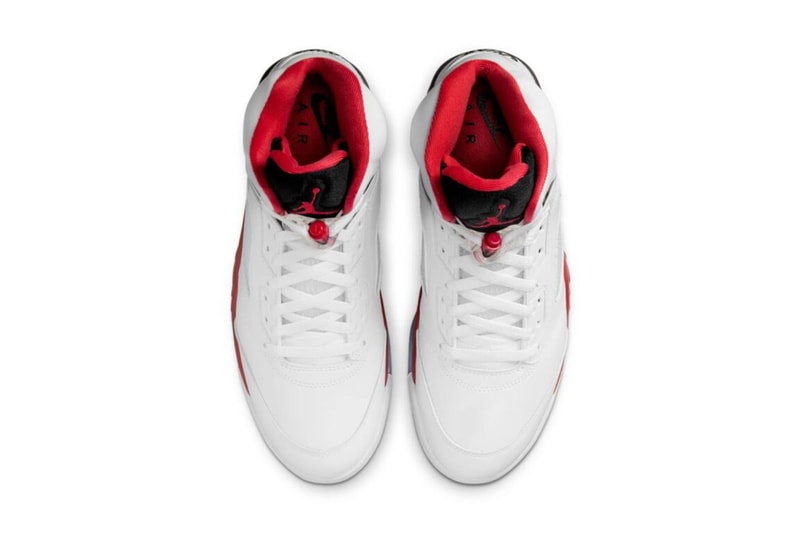 エアジョーダン 5 の人気カラー ファイアーレッド “ブラック タン” が待望の復刻 Air Jordan 5 Fire Red “Black Tongue” release info