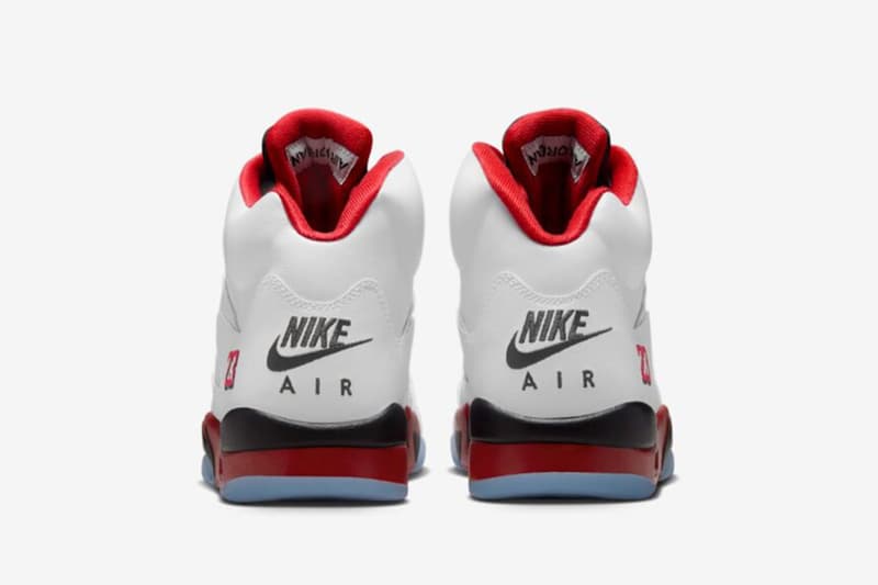エアジョーダン 5 の人気カラー ファイアーレッド “ブラック タン” が待望の復刻 Air Jordan 5 Fire Red “Black Tongue” release info