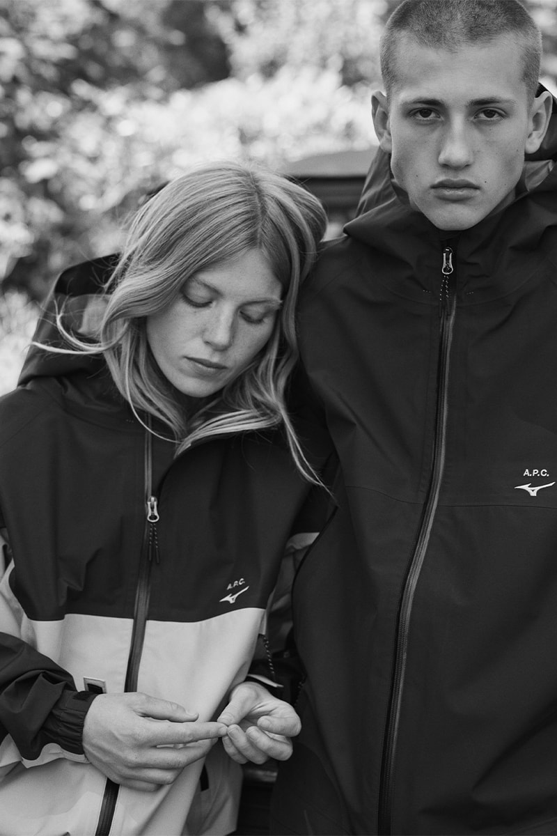 アー・ペー・セーxミズノ第4弾としてゴアテックス 3 レイヤーフィールドシェルジャケットを発売 a p c mizuno 4 gore tex 3 release info