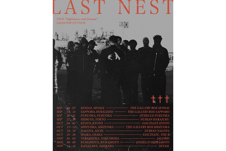 LAST NEST が日本全国を巡るポップアップツアーを開催