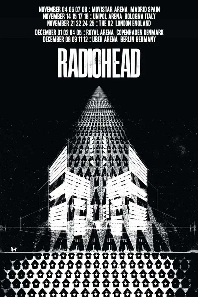 レディオヘッドが7年ぶりのツアー開催を発表 Radiohead 2025 tour info