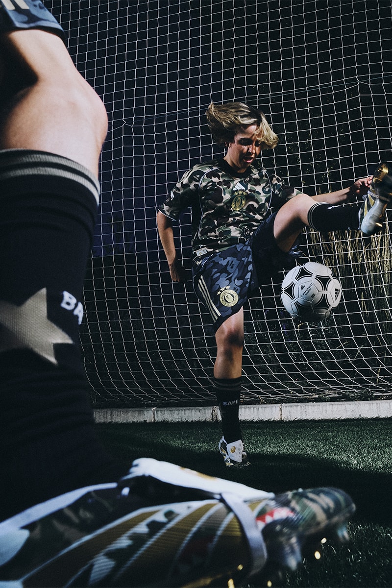 ア・ベイシング・エイプ×アディダスによるサッカーコレクションがリリース a bathing ape adidas soccer collection release info
