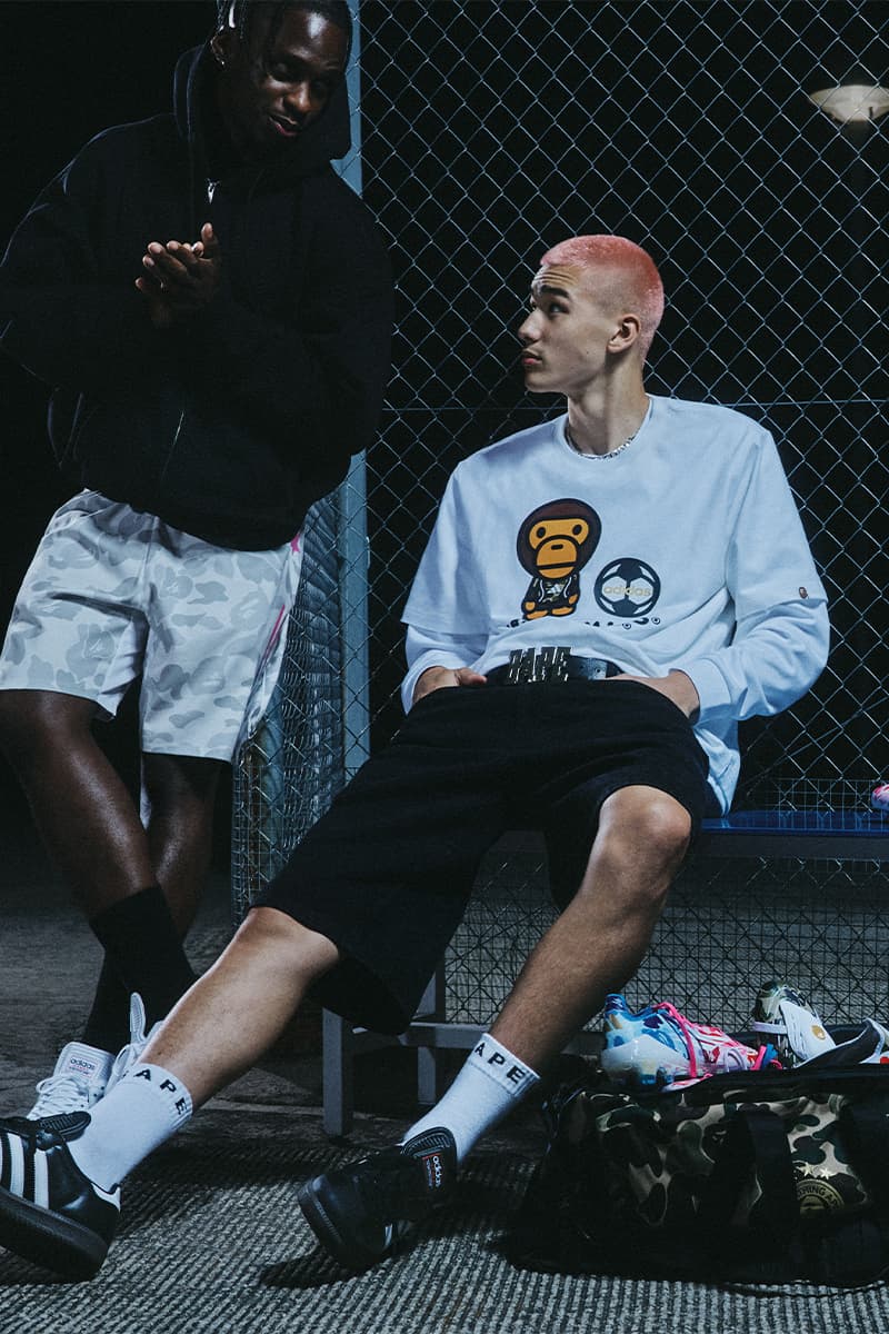 ア・ベイシング・エイプ×アディダスによるサッカーコレクションがリリース a bathing ape adidas soccer collection release info