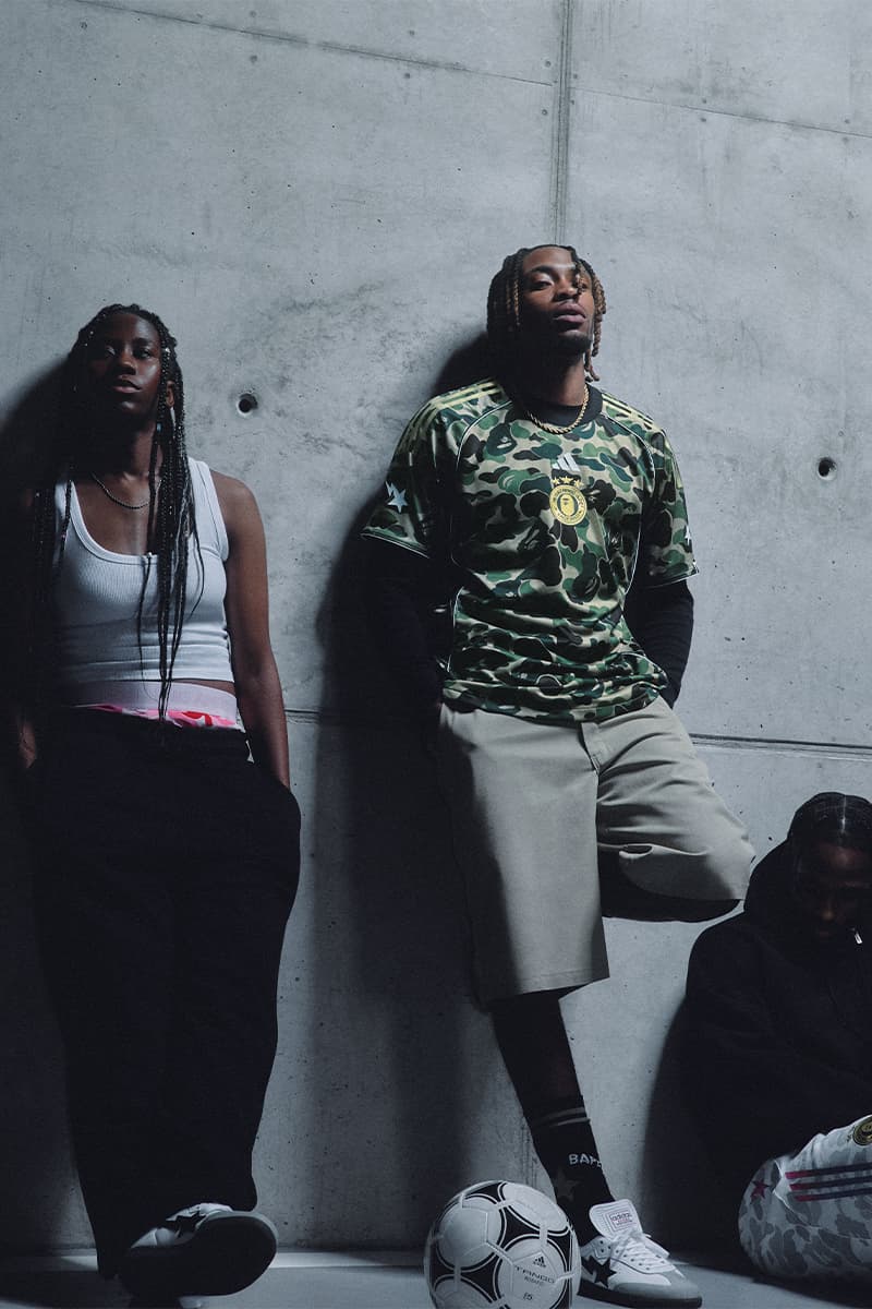 ア・ベイシング・エイプ×アディダスによるサッカーコレクションがリリース a bathing ape adidas soccer collection release info