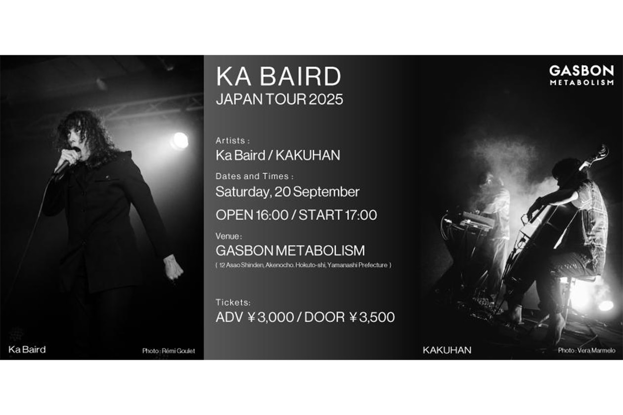 MODE Ka Baird Japan Tour 2025 info