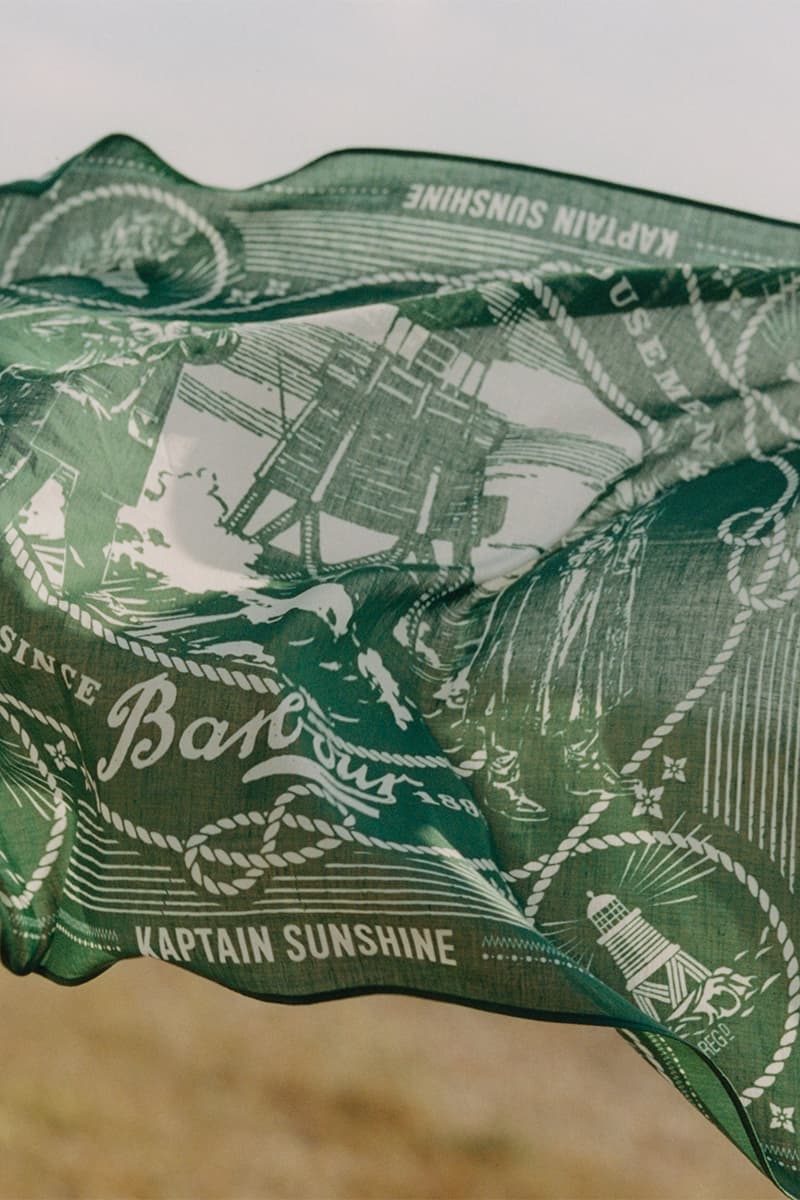 バブアーxキャプテンサンシャインによるコラボコレクションが初のグローバル展開 barbour kaptain sunshine collabo collection release info