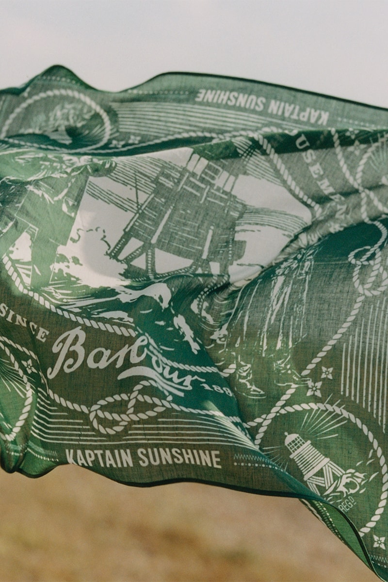 バブアーxキャプテンサンシャインによるコラボコレクションが初のグローバル展開 barbour kaptain sunshine collabo collection release info