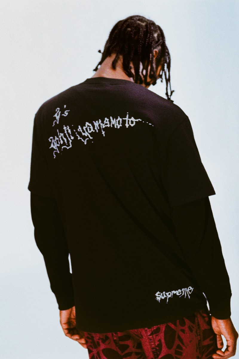 シュプリームがワイズ バイ ヨウジヤマモトとのコラボレーションを発表 Supreme x Y’s by Yohji Yamamoto 2025 fall release info
