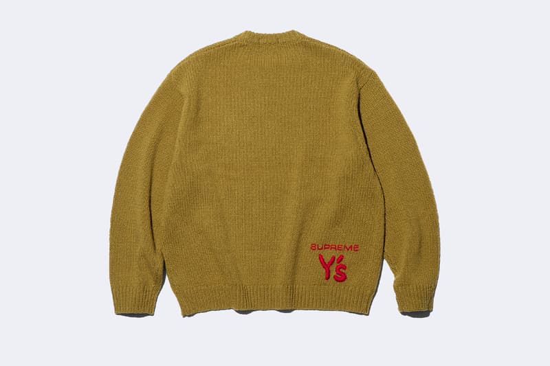 シュプリーム がワイズ バイ ヨウジヤマモトとコラボレーション発表  