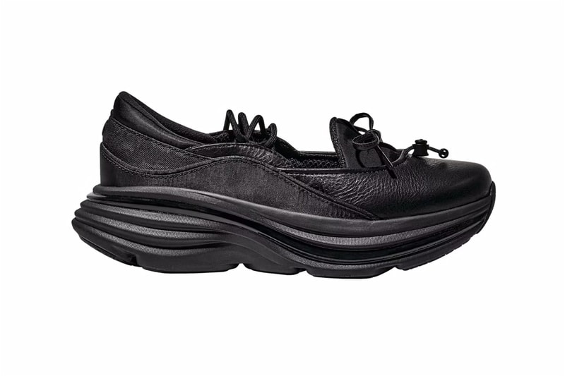 ホカからパンプス型スニーカー ボンダイ メリージェーンがデビュー HOKA BONDI MARY JANE Black cerise / rose tea release info