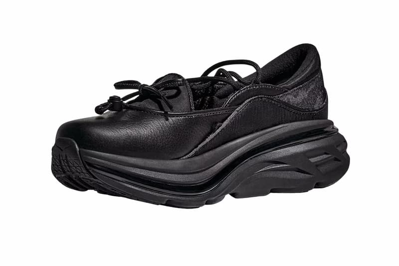 ホカからパンプス型スニーカー ボンダイ メリージェーンがデビュー HOKA BONDI MARY JANE Black cerise / rose tea release info