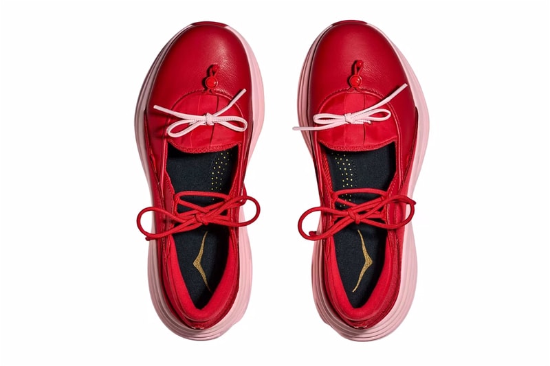 ホカからパンプス型スニーカー ボンダイ メリージェーンがデビュー HOKA BONDI MARY JANE Black cerise / rose tea release info