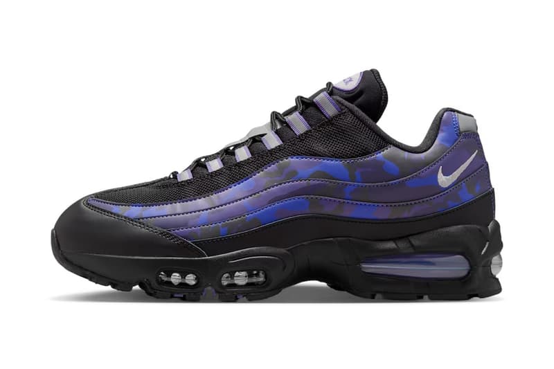 ナイキ エアマックス 95に2種のカモフラージュ柄を纏った新作が登場 Nike Air Max 95 Court Purple and Wild Grape Black and Golden Beige release info