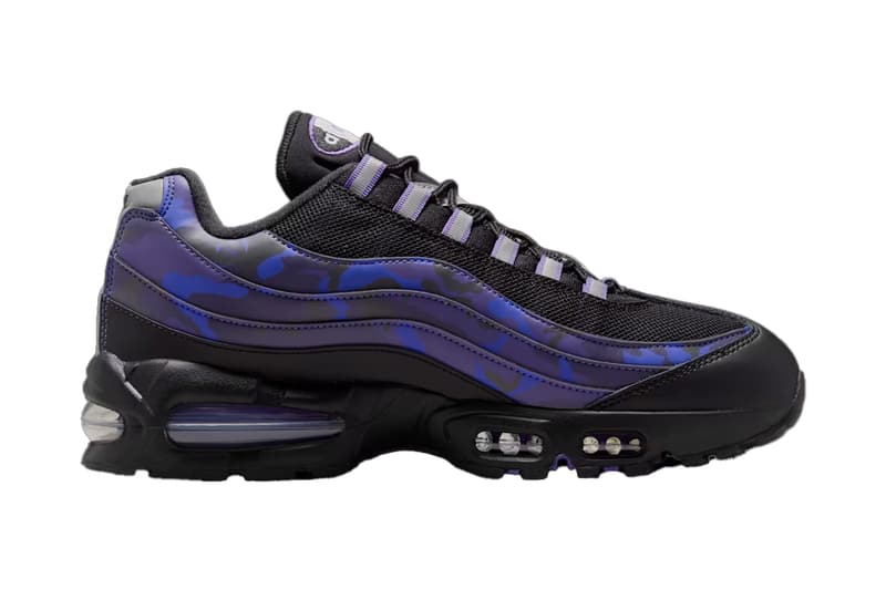 ナイキ エアマックス 95に2種のカモフラージュ柄を纏った新作が登場 Nike Air Max 95 Court Purple and Wild Grape Black and Golden Beige release info
