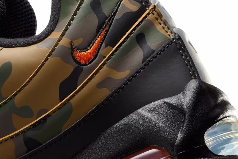 ナイキ エアマックス 95に2種のカモフラージュ柄を纏った新作が登場 Nike Air Max 95 Court Purple and Wild Grape Black and Golden Beige release info