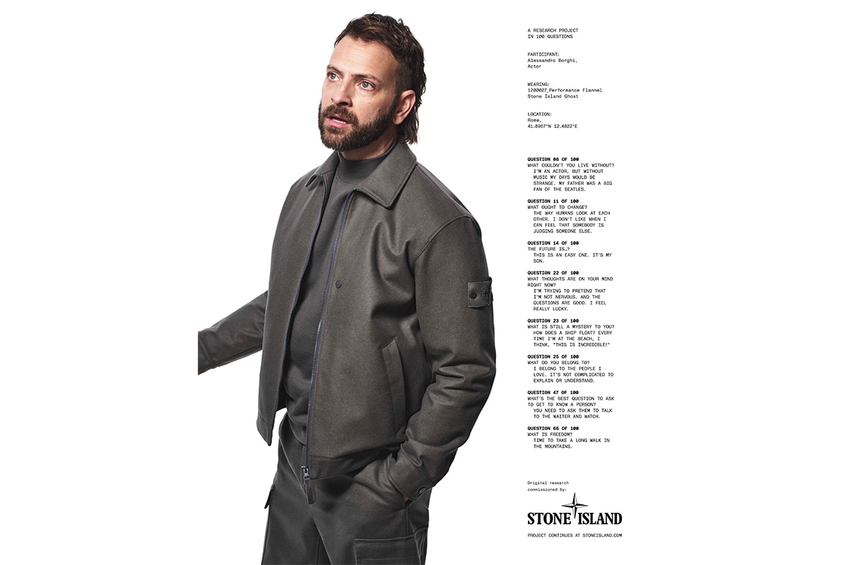 ストーンアイランドがゴーストシリーズの2025年秋冬コレクションを発表 stone island ghost 2025 autumn winter collection look books