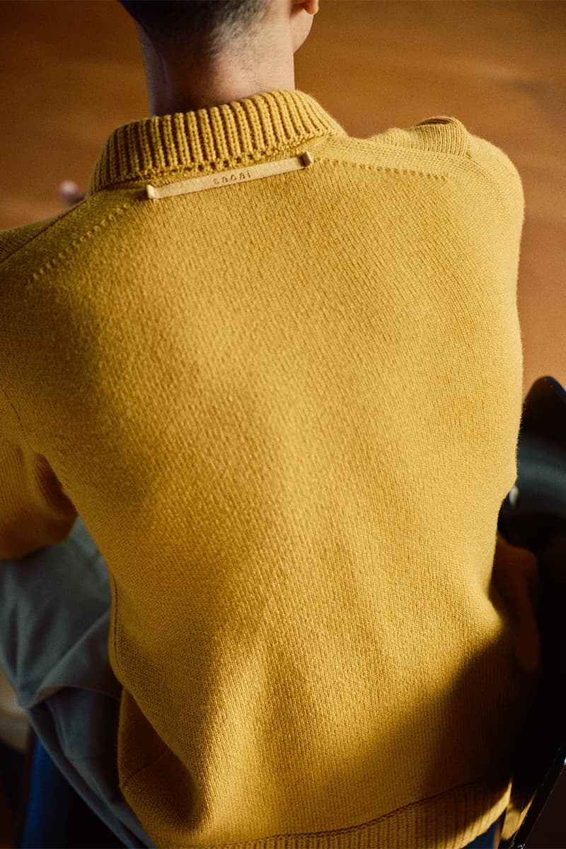 サカイが新作ウールニットコレクションを発表 sacai wool knit collection release info
