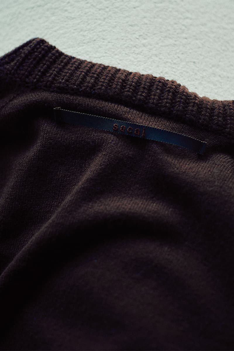 サカイが新作ウールニットコレクションを発表 sacai wool knit collection release info