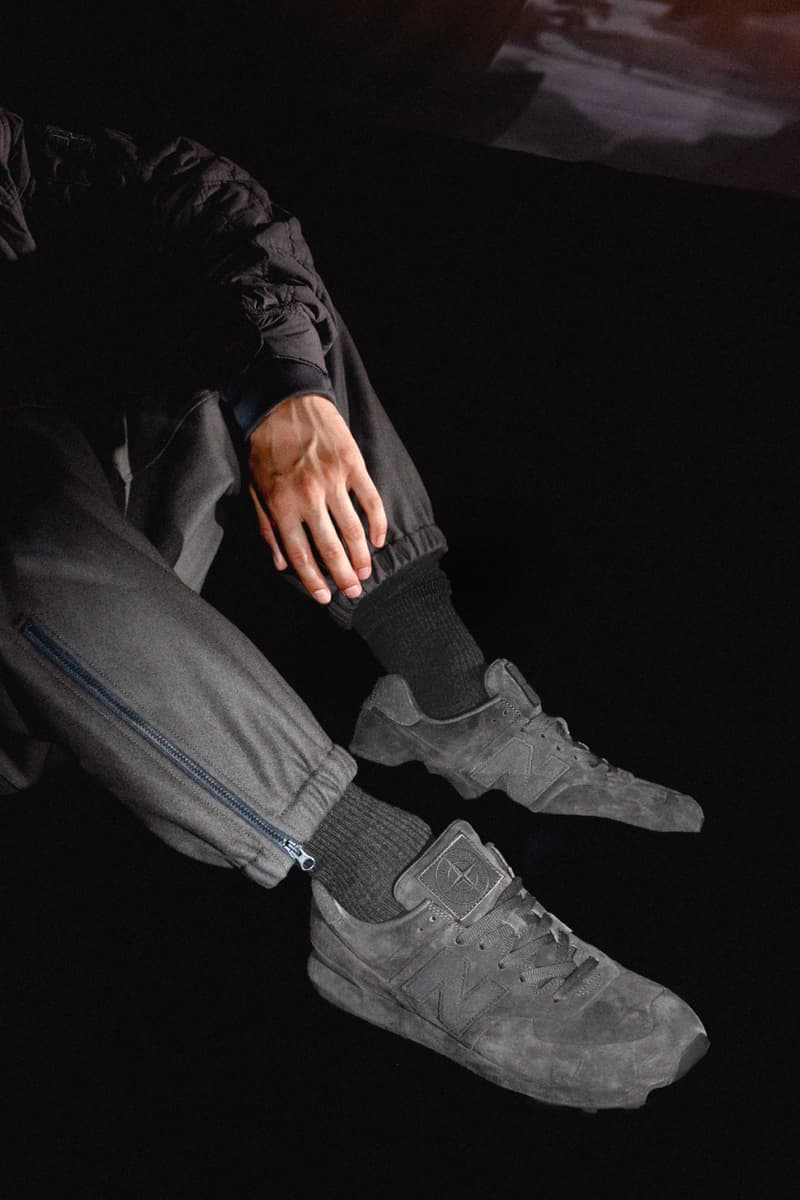 ストーンアイランドxニューバランスによる最新コラボとして574 GHOSTを発表 stone island new balance 574 ghost release info