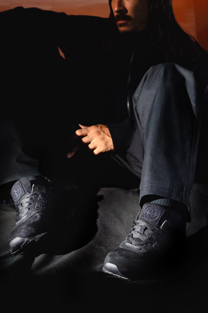 ストーンアイランドxニューバランスによる最新コラボとして574 GHOSTを発表 stone island new balance 574 ghost release info