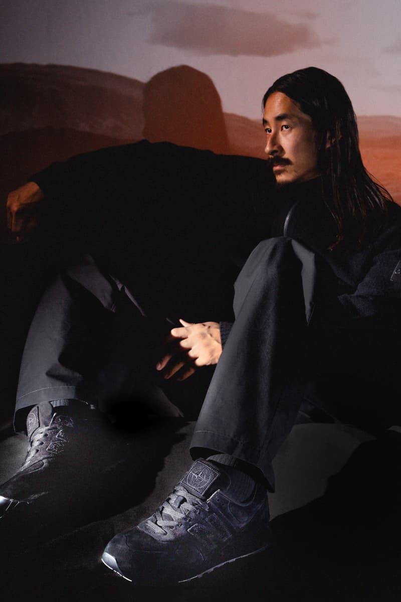 ストーンアイランドxニューバランスによる最新コラボとして574 GHOSTを発表 stone island new balance 574 ghost release info