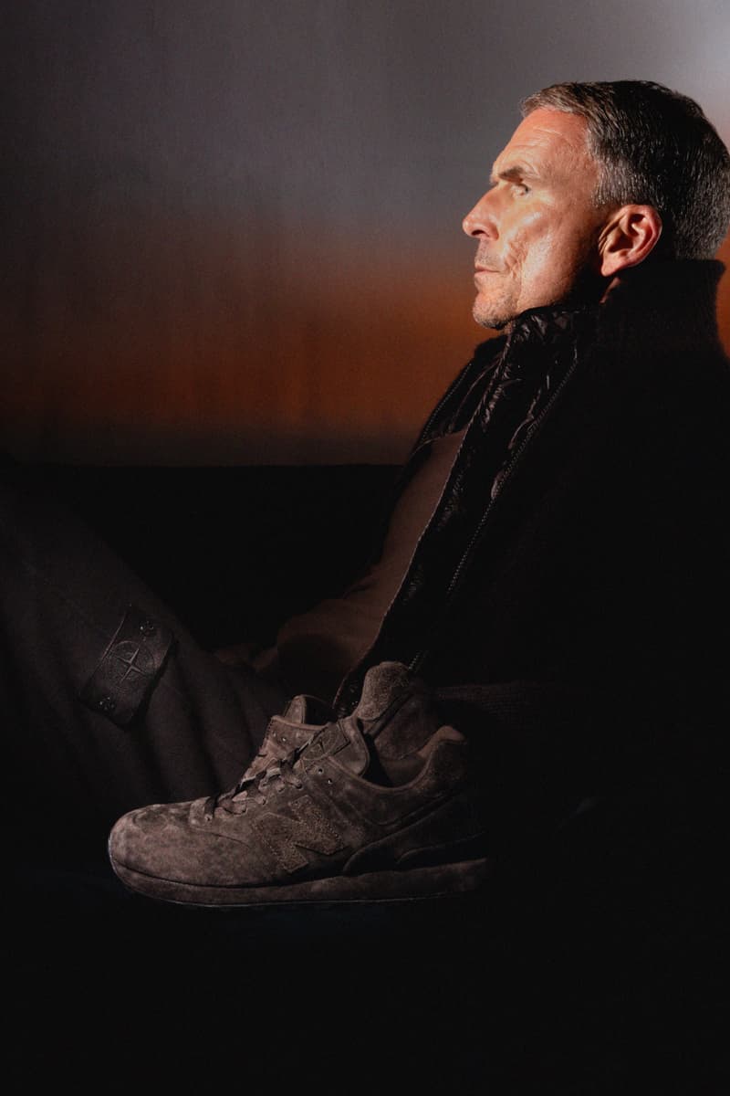 ストーンアイランドxニューバランスによる最新コラボとして574 GHOSTを発表 stone island new balance 574 ghost release info