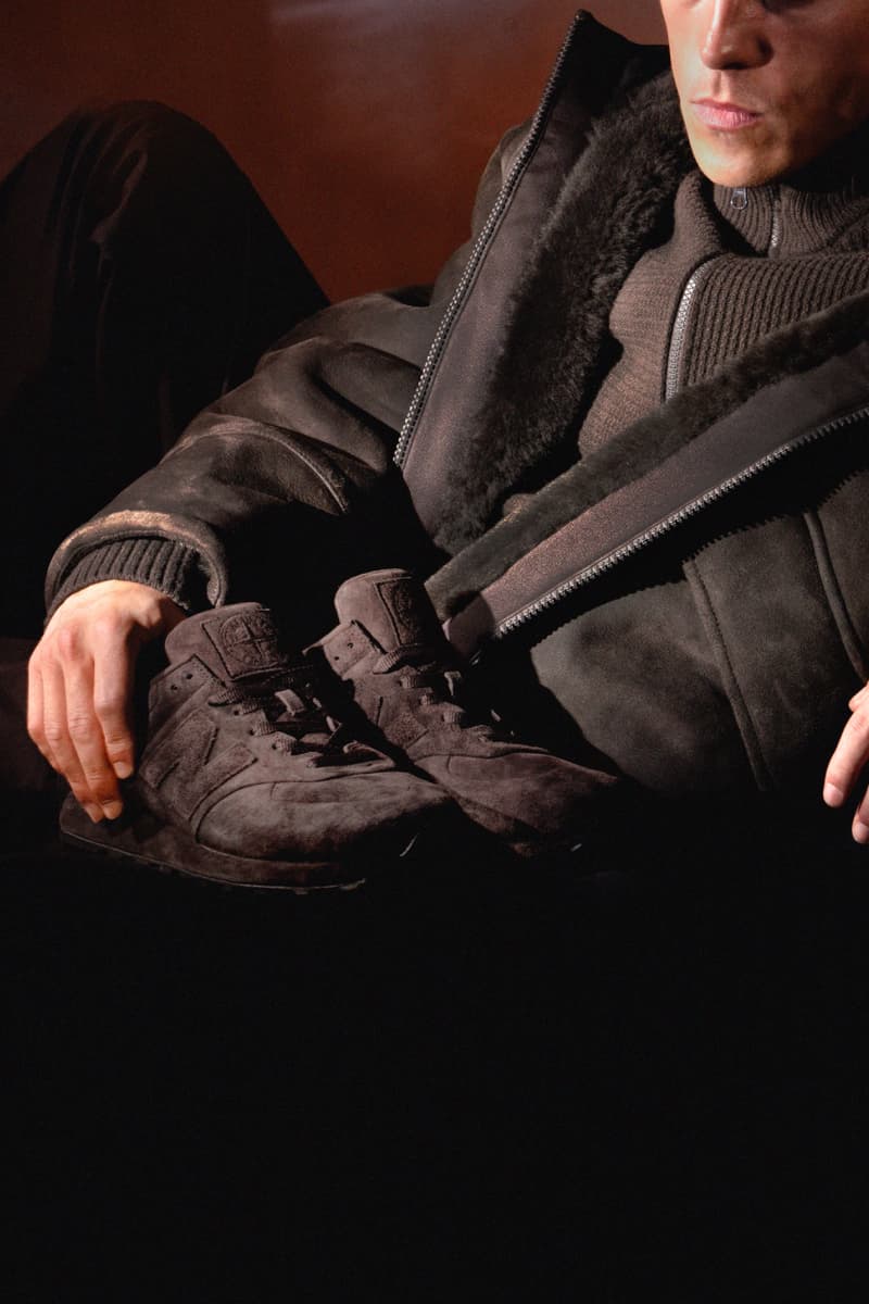 ストーンアイランドxニューバランスによる最新コラボとして574 GHOSTを発表 stone island new balance 574 ghost release info