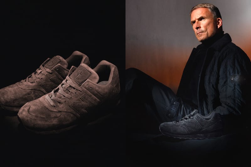 Stone Island x New Balance による最新コラボとしてモノクロームのスエードを纏った 574 GHOST を発表