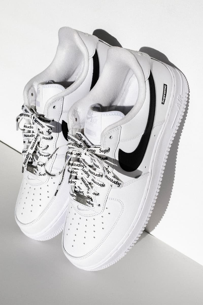 シュプリーム x ナイキ エアフォース 1 ローに2つの新色が登場 Supreme Nike Air Force 1 Low release info