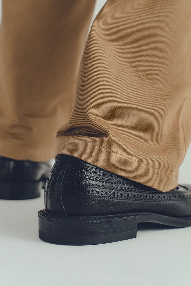 ケンフォード ファインシューズがブランド初となるレースアップシューズを発売 the kenford fineshoes paisley lace up shoes release info