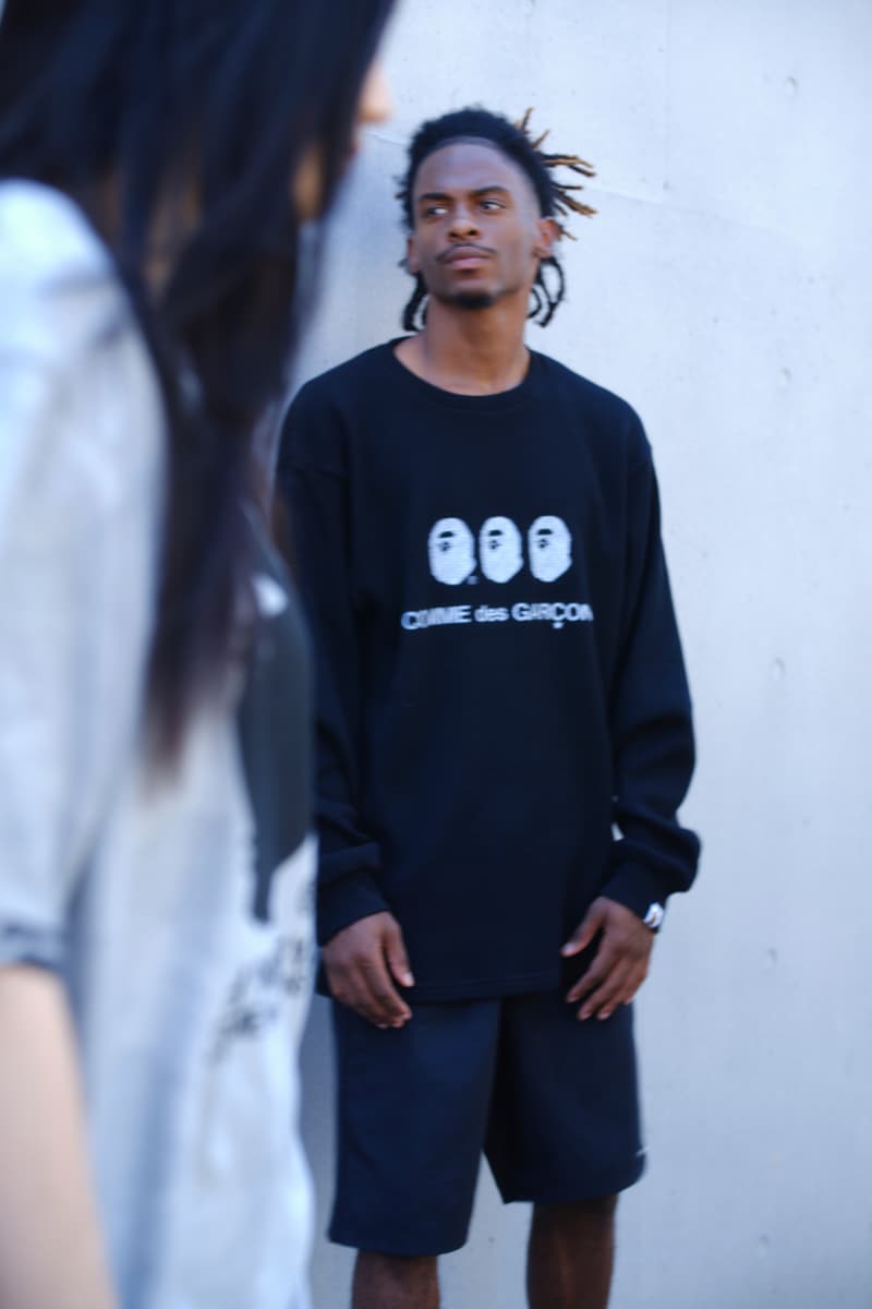 ベイプ x コム デ ギャルソン大阪店 5周年記念コレクション第2弾が到着 BAPE®︎ COMME des GARÇONS OSAKA 5th Anniversary collection drop 2 info